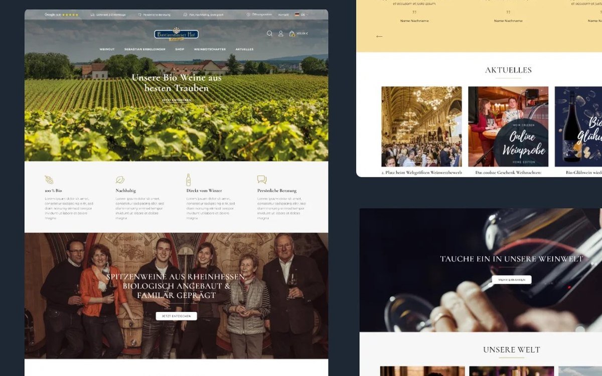 Bastianshauser Wine — project by Naksh Infotech