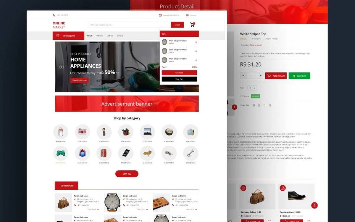 Online Ecommerce Platform — project by Naksh Infotech