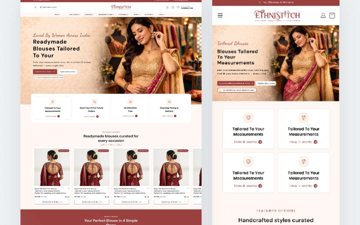 Ethnistitch — project by Naksh Infotech