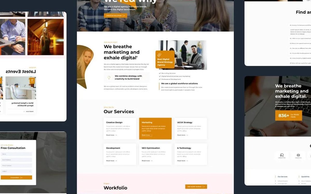 IT Agency Website — project by Naksh Infotech