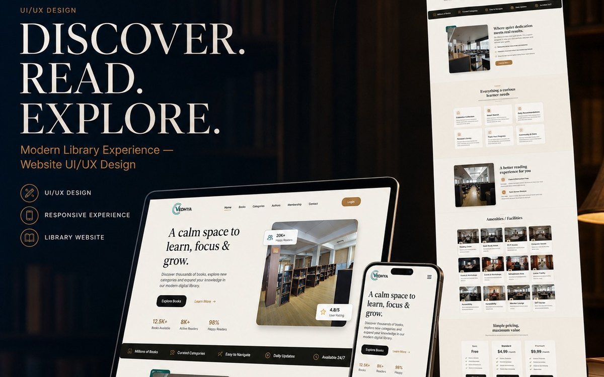 Modern Library Experience — project by Naksh Infotech