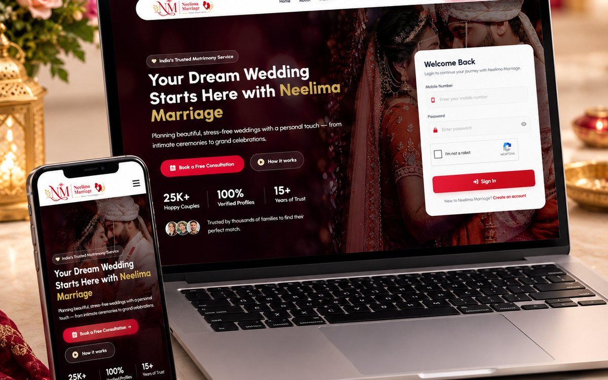 Neelima Marriage — project by Naksh Infotech
